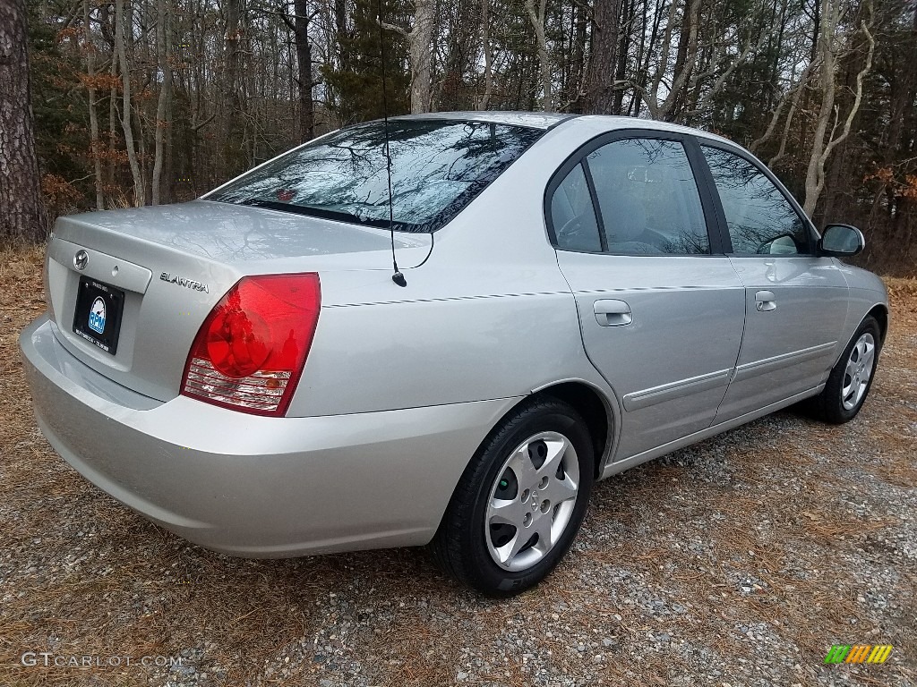 2006 Elantra GLS Sedan - Sterling Silver / Gray photo #7