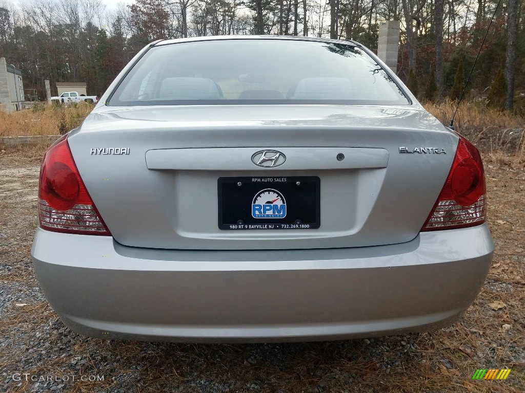2006 Elantra GLS Sedan - Sterling Silver / Gray photo #8