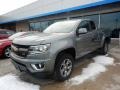 Satin Steel Metallic 2018 Chevrolet Colorado Z71 Extended Cab 4x4