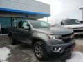 2018 Satin Steel Metallic Chevrolet Colorado Z71 Extended Cab 4x4  photo #3