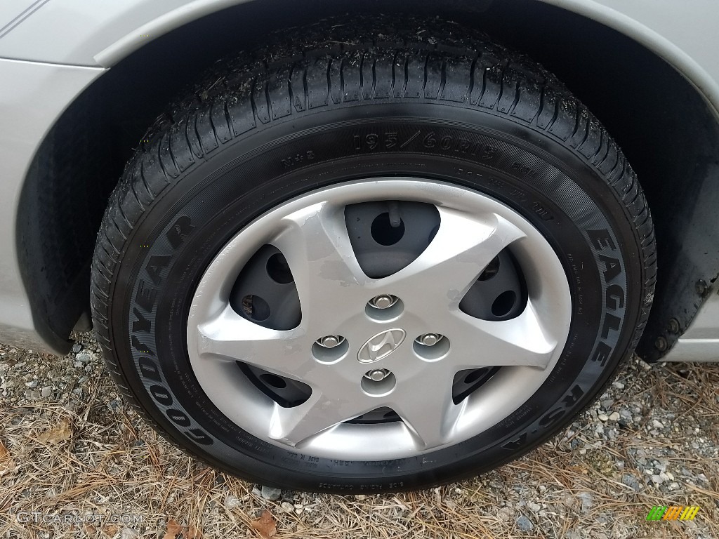 2006 Elantra GLS Sedan - Sterling Silver / Gray photo #27