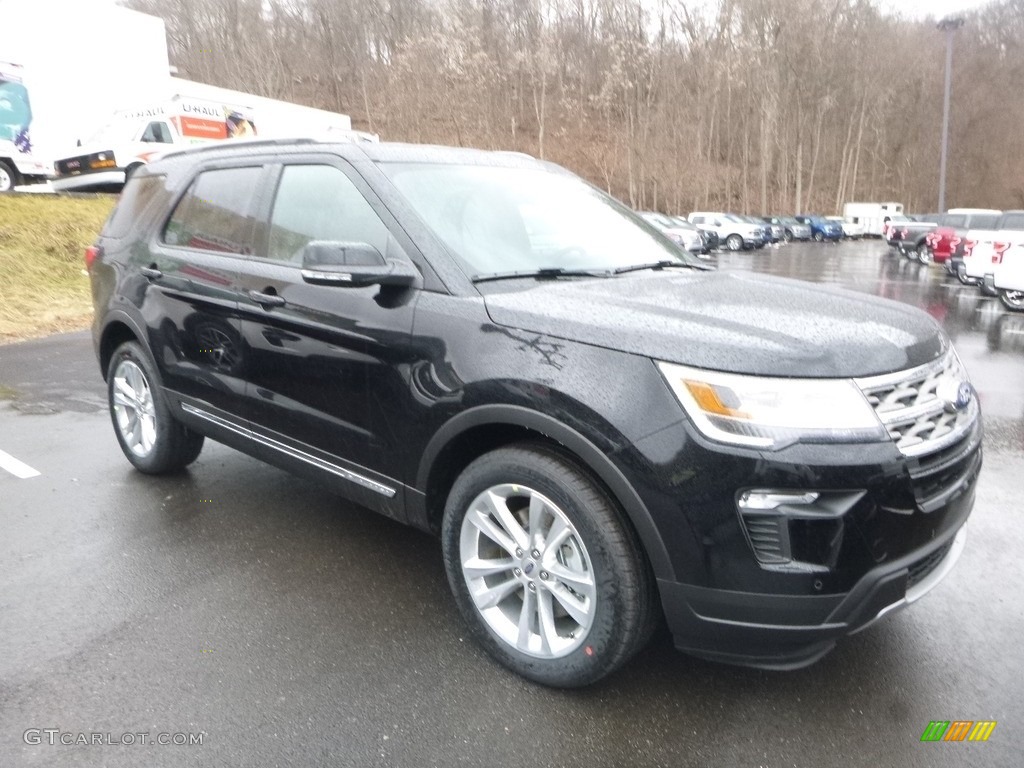 2018 Explorer XLT 4WD - Shadow Black / Ebony Black photo #3