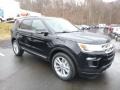 2018 Shadow Black Ford Explorer XLT 4WD  photo #3