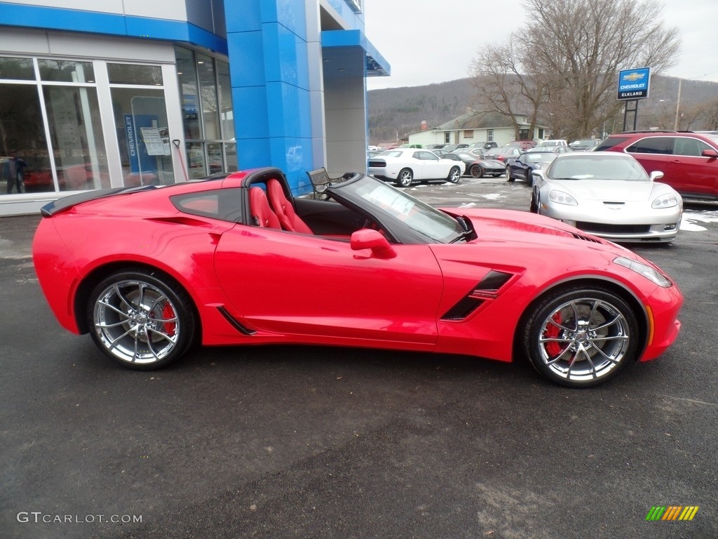 2018 Corvette Grand Sport Convertible - Torch Red / Adrenaline Red photo #14