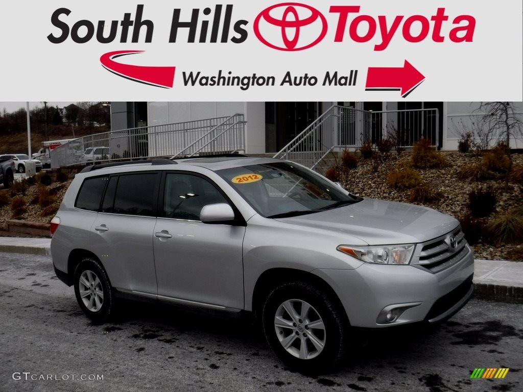 2012 Highlander SE 4WD - Classic Silver Metallic / Ash photo #1