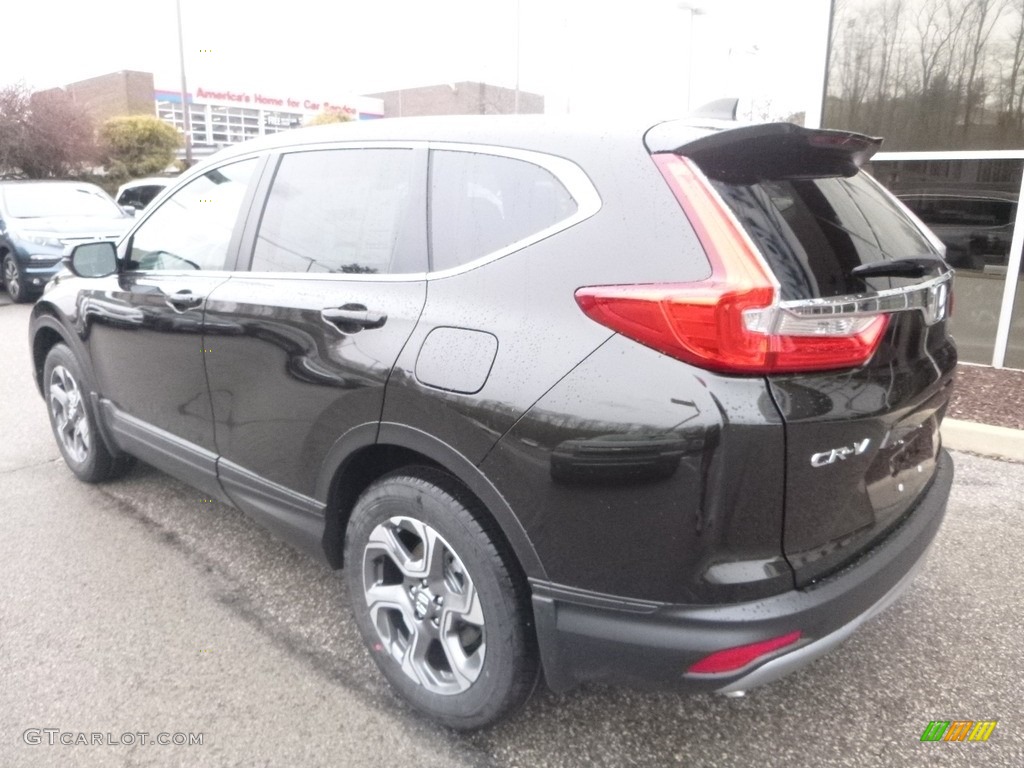 2018 CR-V EX AWD - Dark Olive Metallic / Black photo #2
