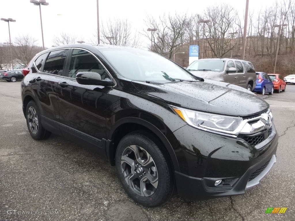 2018 CR-V EX AWD - Dark Olive Metallic / Black photo #5