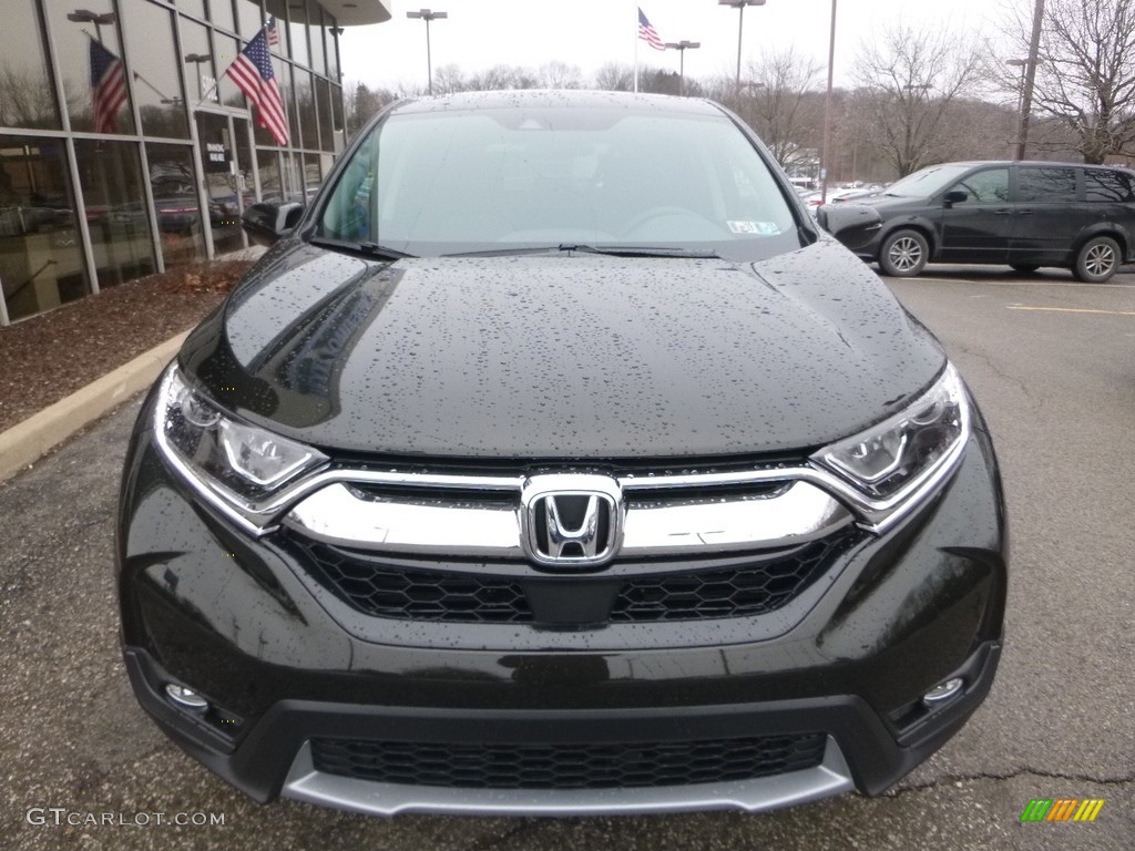 2018 CR-V EX AWD - Dark Olive Metallic / Black photo #6
