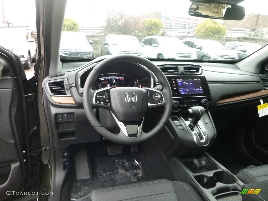 2018 CR-V EX AWD - Dark Olive Metallic / Black photo #9