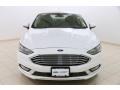 2017 Oxford White Ford Fusion Hybrid SE  photo #2