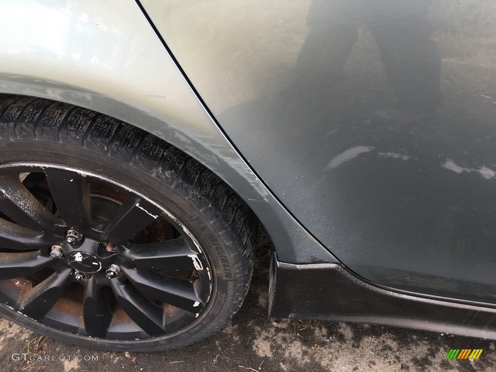 2009 Lancer GTS - Octane Blue Pearl / Black photo #25