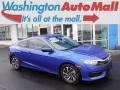 Aegean Blue Metallic 2017 Honda Civic LX Coupe