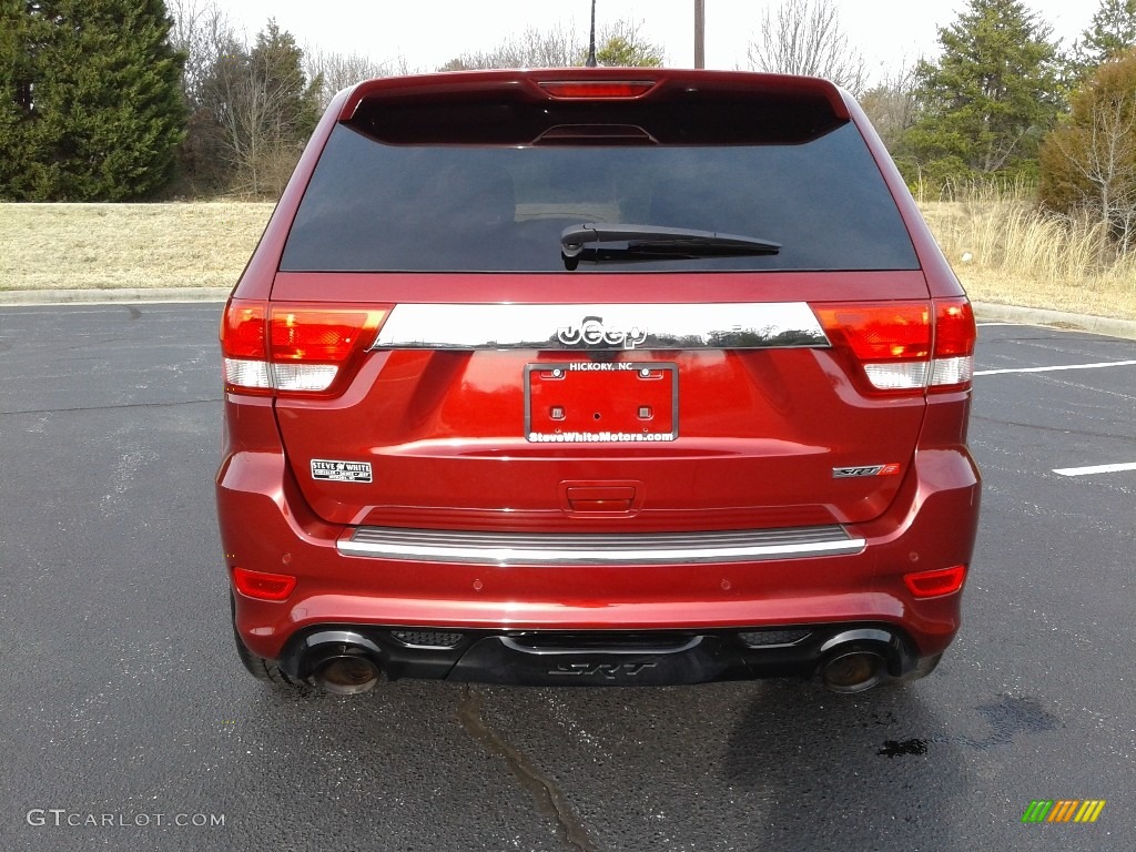 2012 Grand Cherokee SRT8 4x4 - Deep Cherry Red Crystal Pearl / SRT Black photo #7