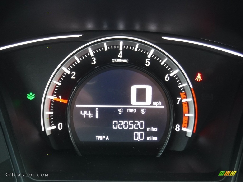 2017 Honda Civic LX Coupe Gauges Photo #125211961