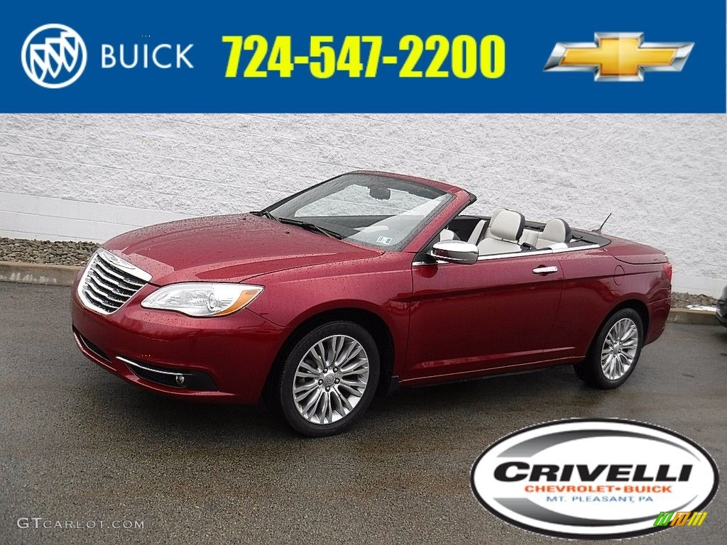 Deep Cherry Red Crystal Pearl Coat Chrysler 200