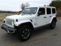 Bright White 2018 Jeep Wrangler Unlimited Sahara 4x4 Exterior