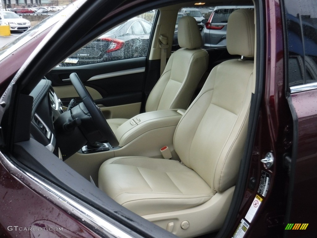2015 Highlander XLE AWD - Ooh La La Rouge Mica / Almond photo #15