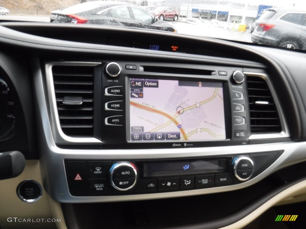 2015 Highlander XLE AWD - Ooh La La Rouge Mica / Almond photo #17