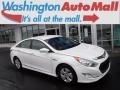 Porcelain White Pearl 2012 Hyundai Sonata Hybrid