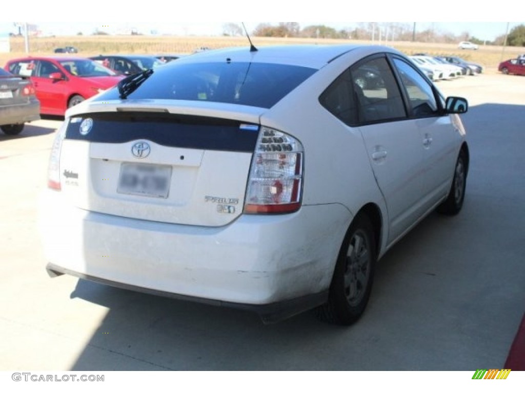 2006 Prius Hybrid - Super White / Gray photo #8