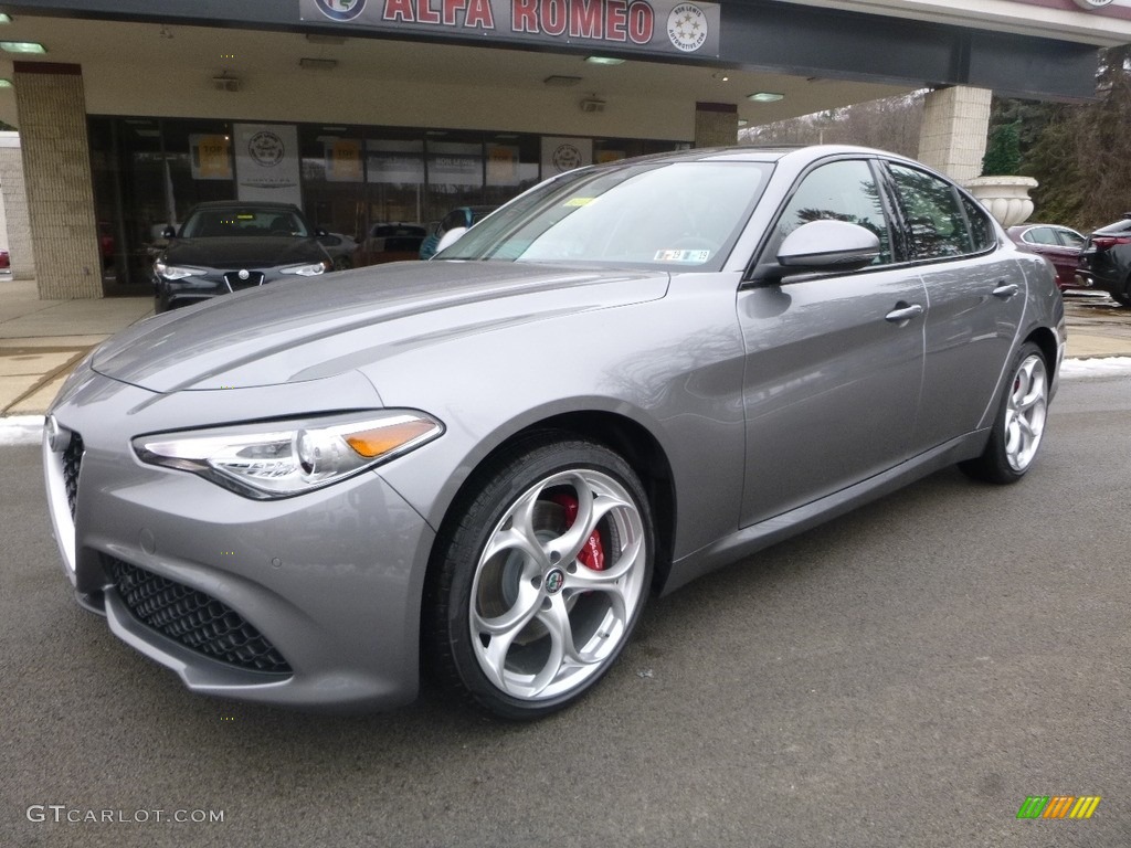 Stromboli Gray Metallic 2018 Alfa Romeo Giulia Ti AWD Exterior Photo #125222602