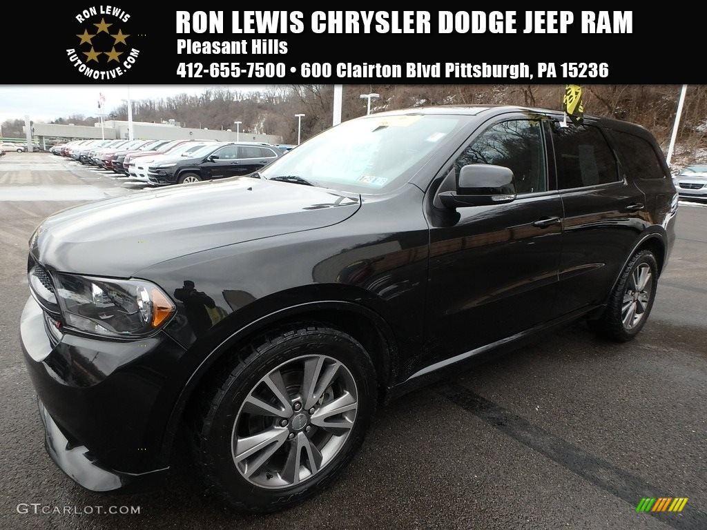 2013 Durango R/T AWD - Brilliant Black Crystal Pearl / Black photo #1