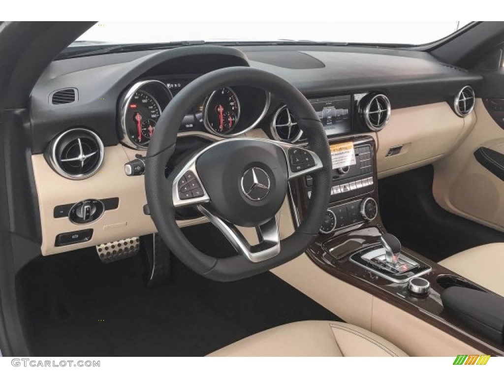 2018 Mercedes-Benz SLC 300 Roadster Sahara Beige Dashboard Photo #125223976