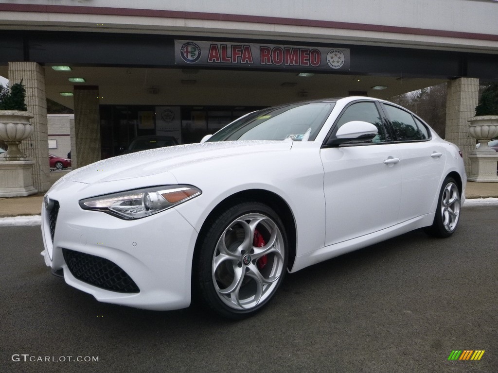 Alfa White 2018 Alfa Romeo Giulia Ti AWD Exterior Photo #125224096