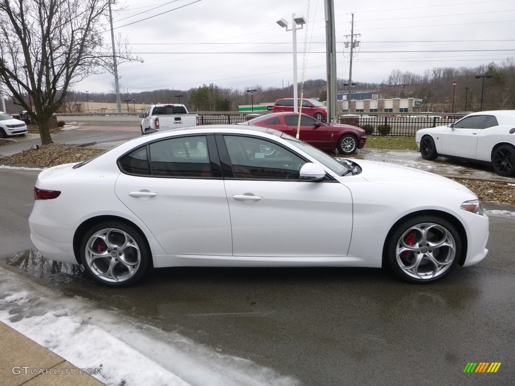 Alfa White 2018 Alfa Romeo Giulia Ti AWD Exterior Photo #125224249