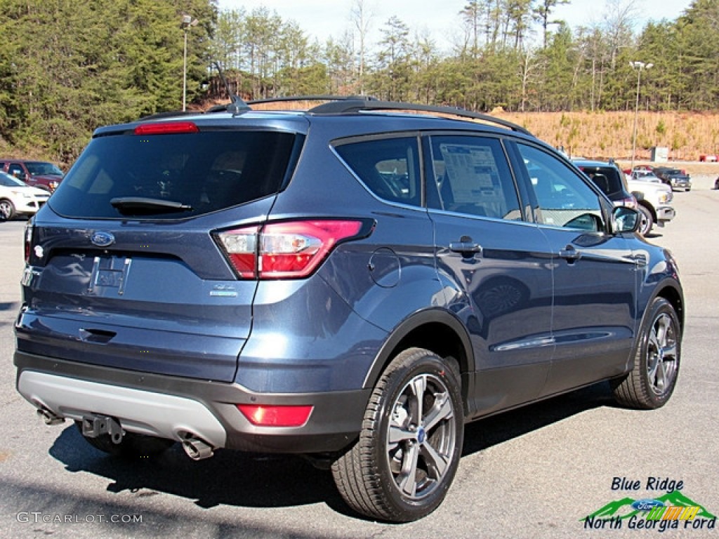 2018 Escape SEL - Blue Metallic / Medium Light Stone photo #5