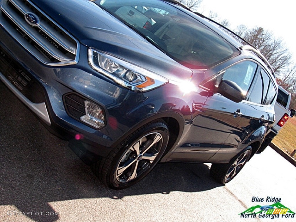 2018 Escape SEL - Blue Metallic / Medium Light Stone photo #30