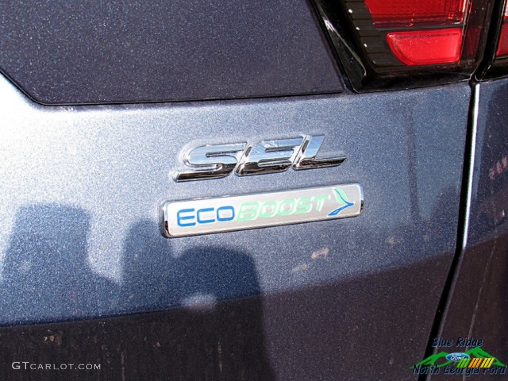 2018 Escape SEL - Blue Metallic / Medium Light Stone photo #35