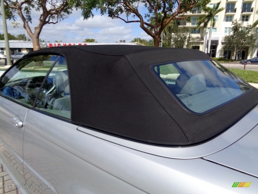 2005 3 Series 330i Convertible - Titanium Silver Metallic / Grey photo #81