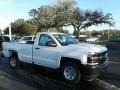 2018 Summit White Chevrolet Silverado 1500 WT Regular Cab  photo #7