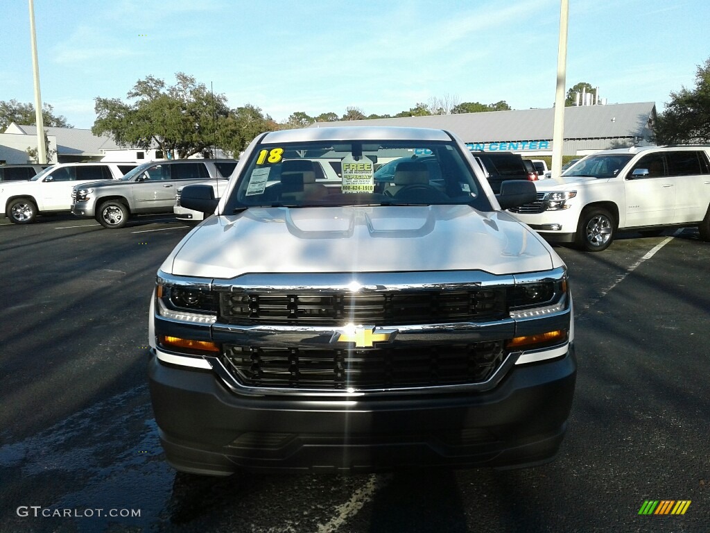 2018 Silverado 1500 WT Regular Cab - Summit White / Dark Ash/Jet Black photo #8