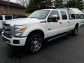 White Platinum Metallic - F350 Super Duty Lariat Crew Cab 4x4 Photo No. 2