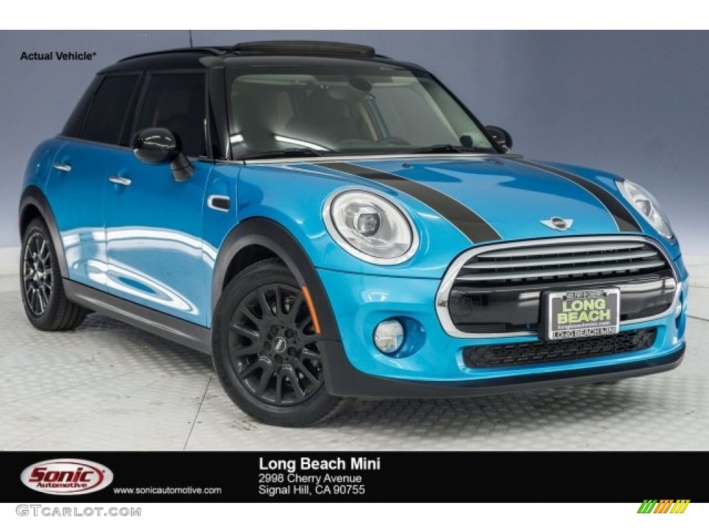 2015 Cooper Hardtop 4 Door - Deep Blue Metallic / Carbon Black photo #1