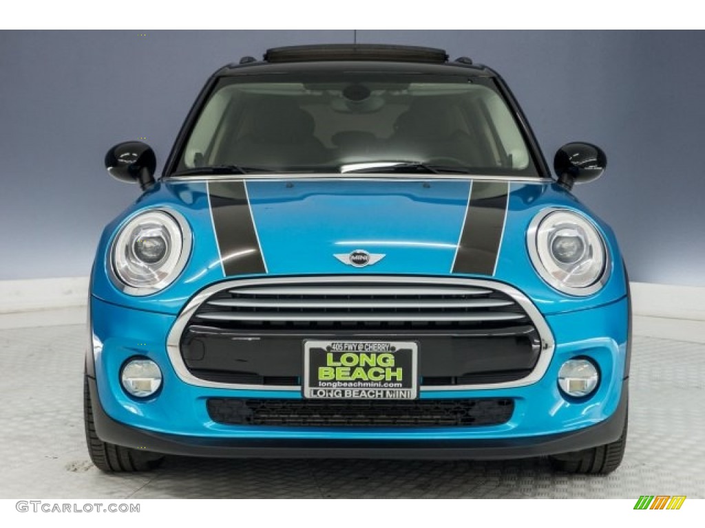 2015 Cooper Hardtop 4 Door - Deep Blue Metallic / Carbon Black photo #2