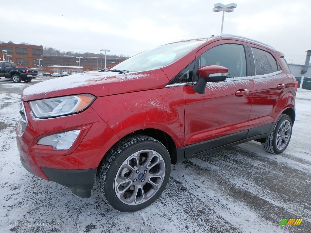 Ruby Red 2018 Ford EcoSport Titanium 4WD Exterior Photo #125230547
