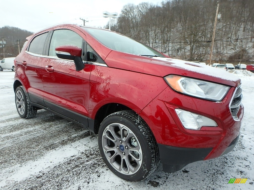 Ruby Red 2018 Ford EcoSport Titanium 4WD Exterior Photo #125230607