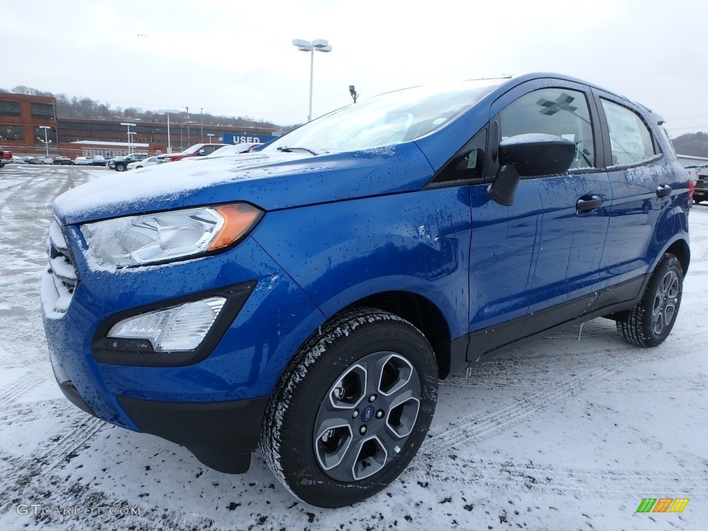 Lightning Blue 2018 Ford EcoSport S 4WD Exterior Photo #125231078