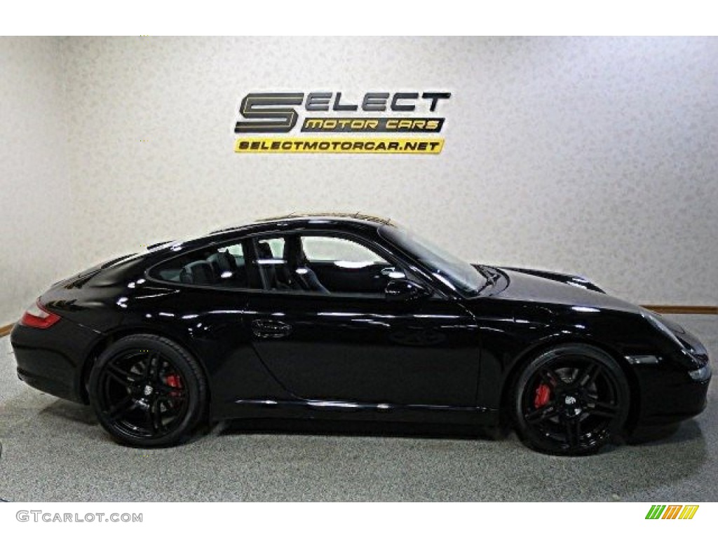 2008 911 Carrera S Coupe - Black / Black photo #4