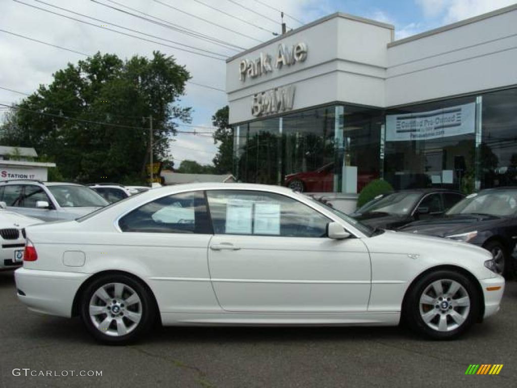 2006 3 Series 325i Coupe - Alpine White / Black photo #1