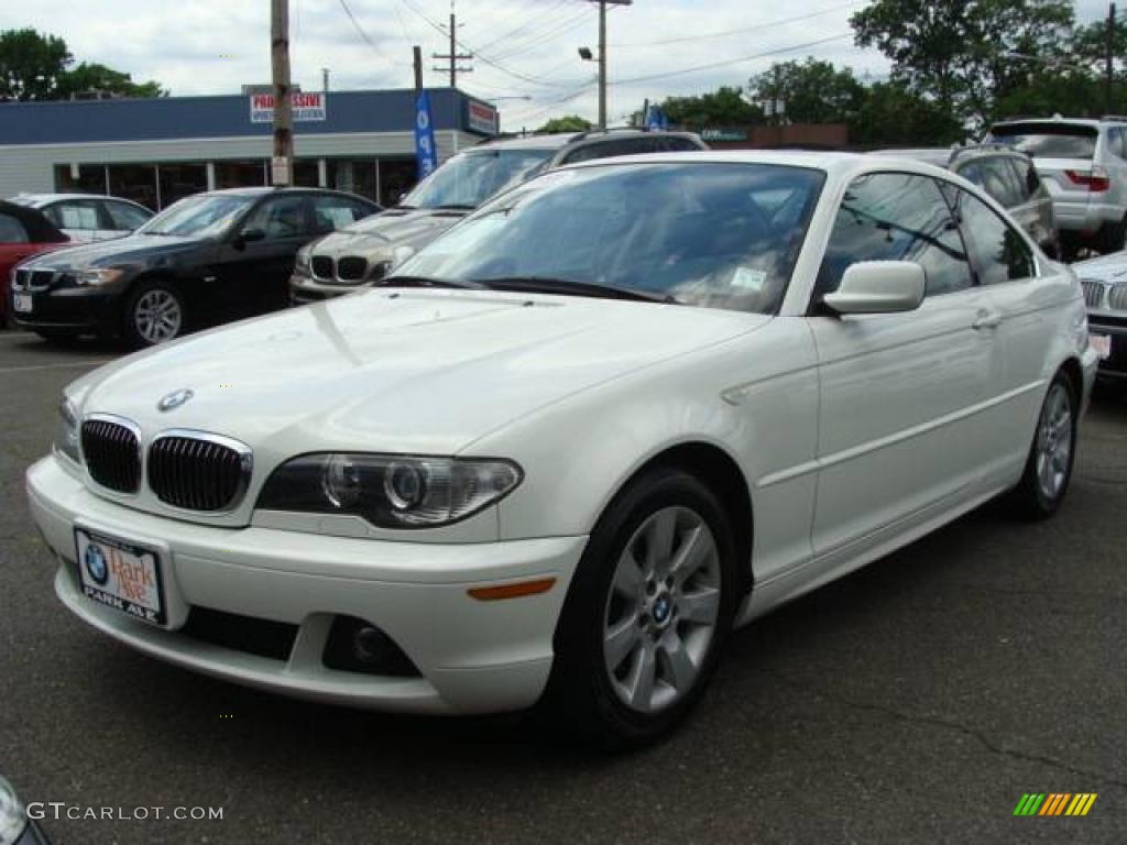2006 3 Series 325i Coupe - Alpine White / Black photo #4