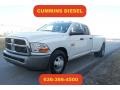 2011 Bright White Dodge Ram 3500 HD ST Crew Cab Dually  photo #1