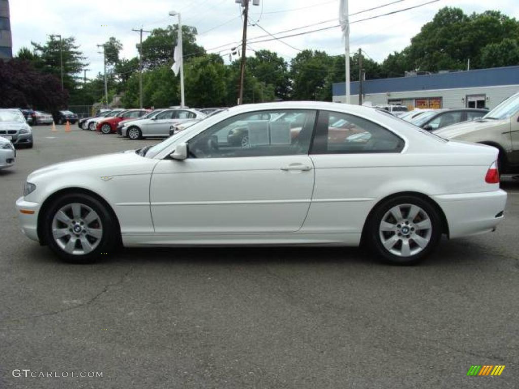 2006 3 Series 325i Coupe - Alpine White / Black photo #5
