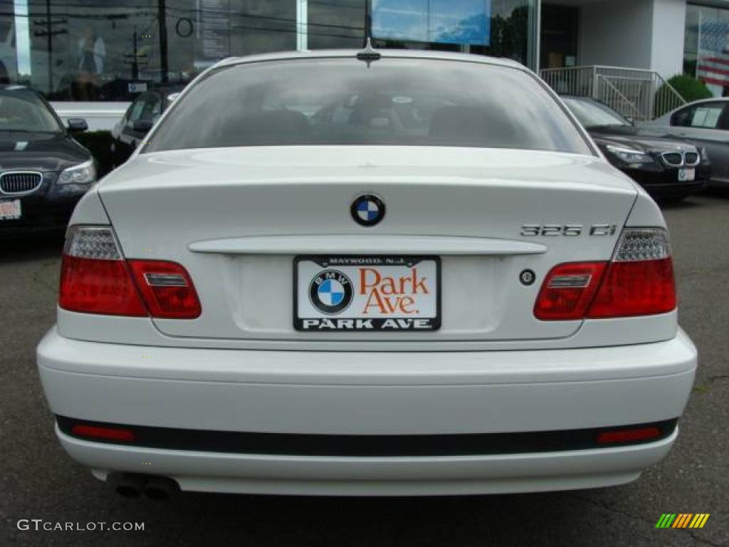 2006 3 Series 325i Coupe - Alpine White / Black photo #7