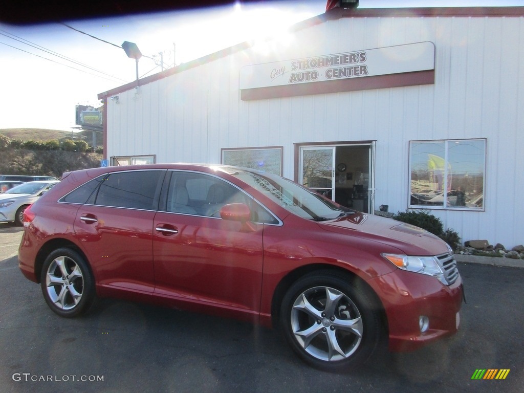 2010 Venza V6 - Barcelona Red Metallic / Ivory photo #1