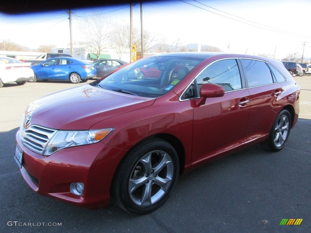 2010 Venza V6 - Barcelona Red Metallic / Ivory photo #3