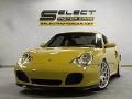 2002 Speed Yellow Porsche 911 Turbo Coupe  photo #2